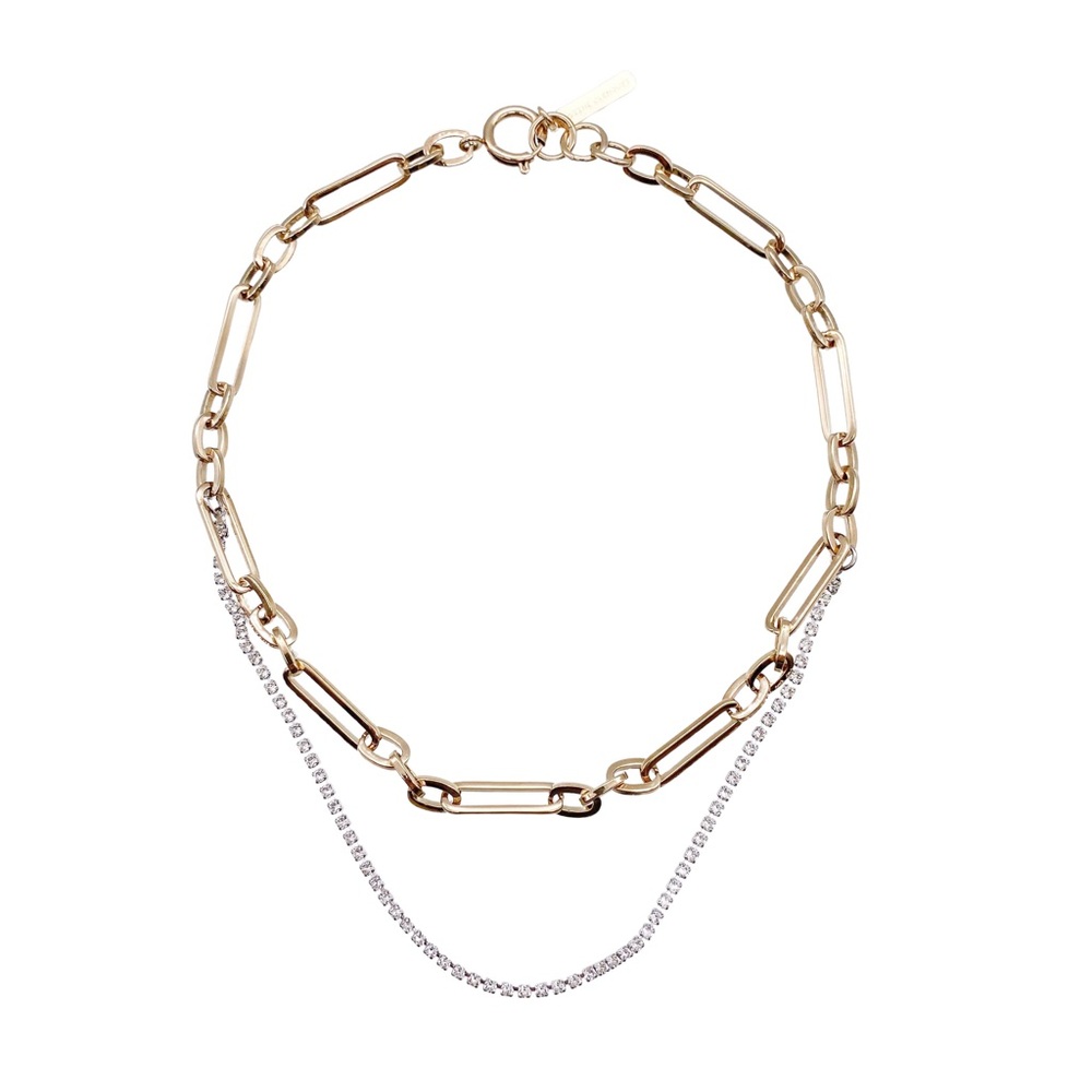 Justine Clenquet Gold Layered Necklace